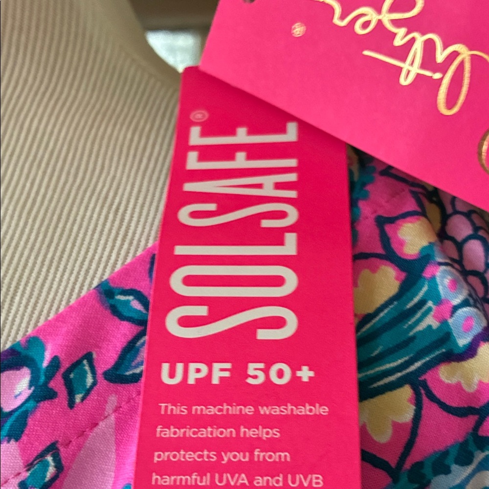 Lilly Pulitzer Pink Paisley Shift Dress with Blue Accents XL - Picture 5 of 6